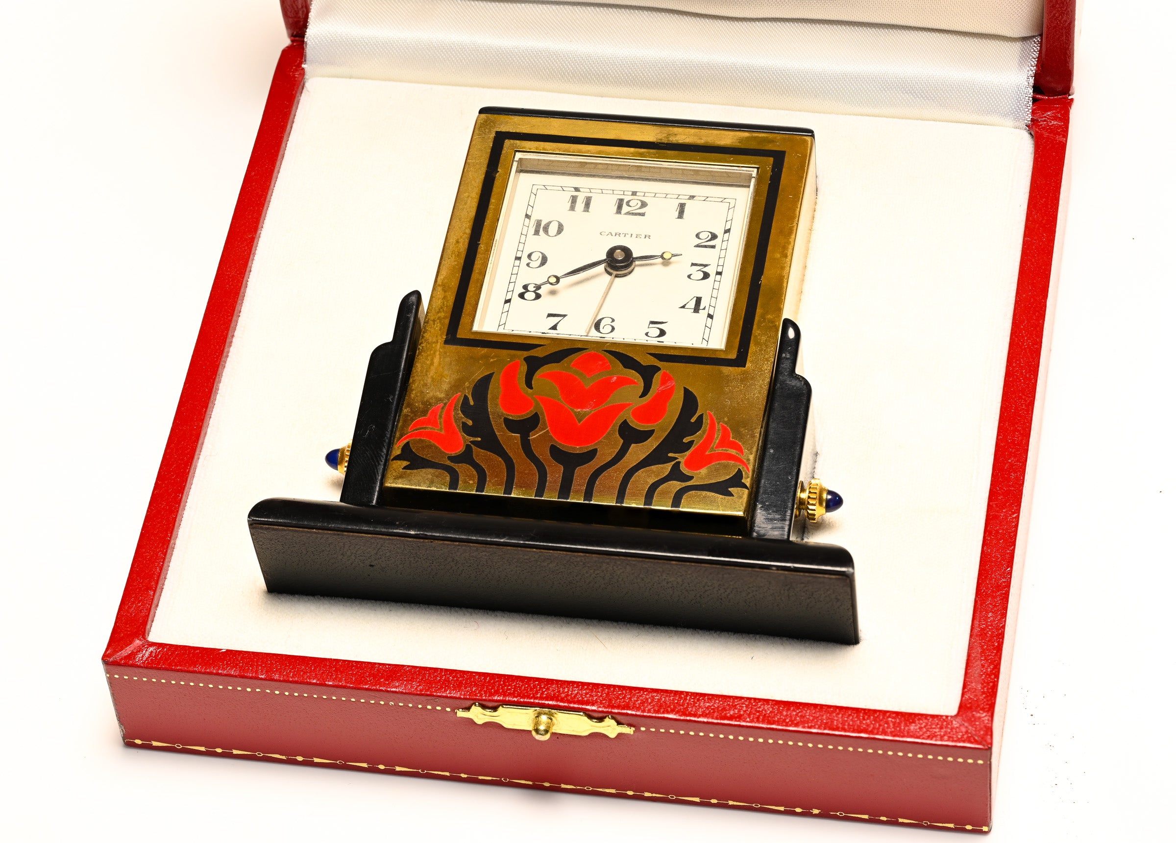 Cartier Enamel Alarm Clock