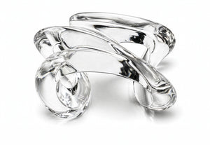 Patricia Von Musulin Extra Wide Lucite Open Twist Cuff Bracelet