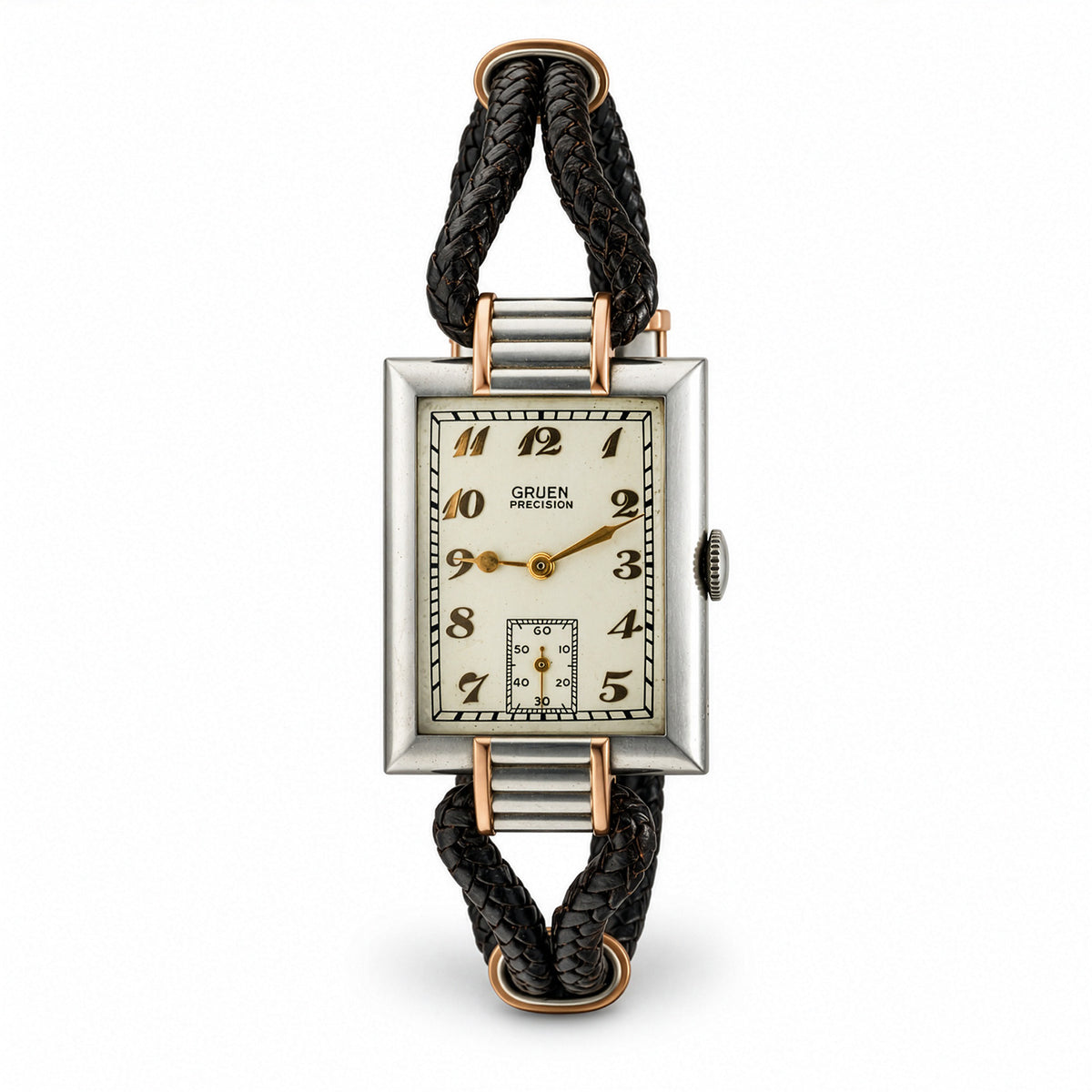 Gruen Rare Art Deco Precision Gold Watch