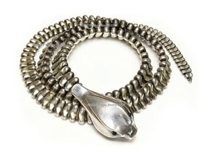 Rare Early Elsa Peretti Silver Snake Belt Necklace, Xavier Corberó Workshop, circa 1973