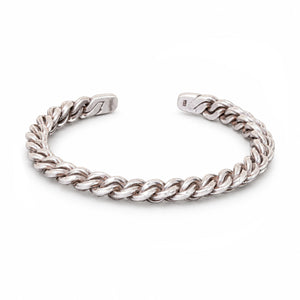 Vintage Sterling Silver Curb Link Bracelet