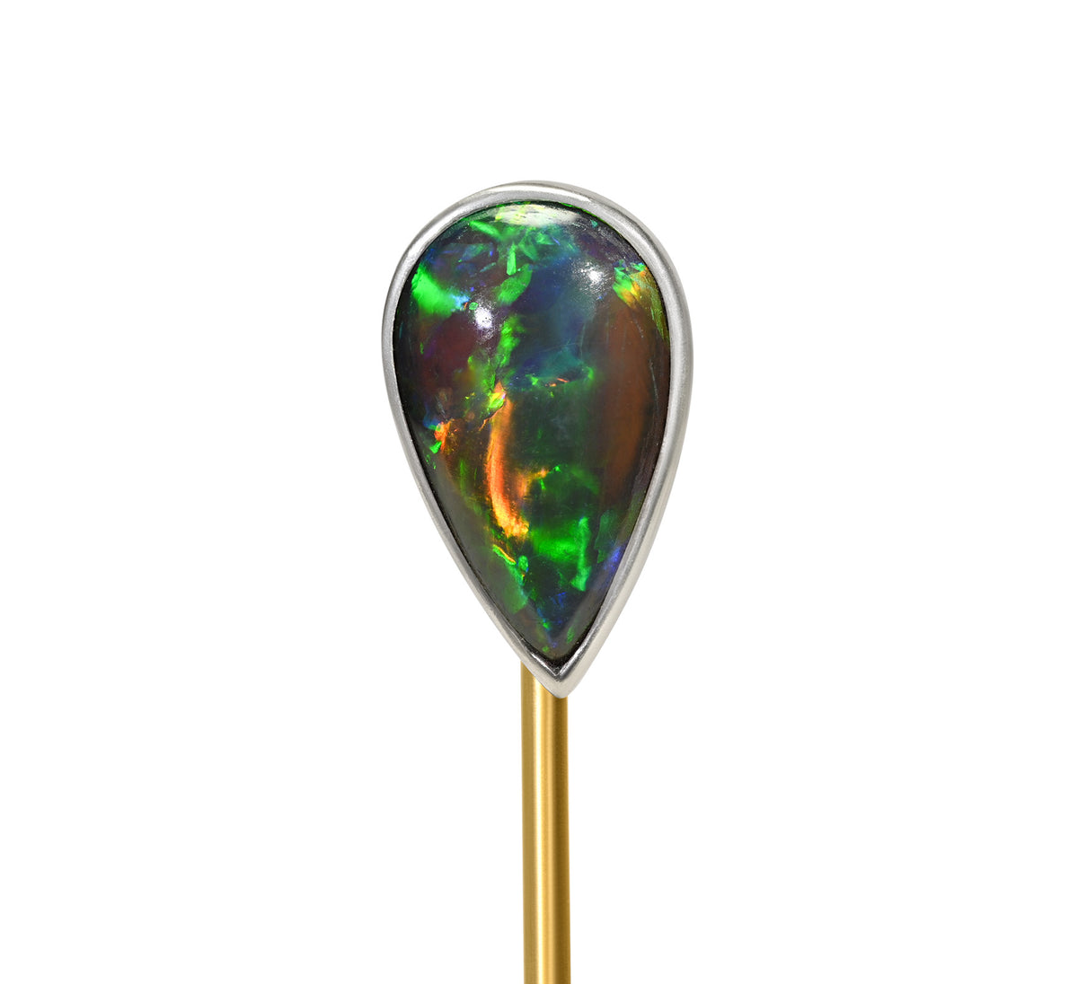 Antique Tiffany & Co. Black Opal Stick Pin