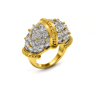 Tiffany & Co. 3.5 Carat Diamond Statement Ring in 18K Yellow Gold