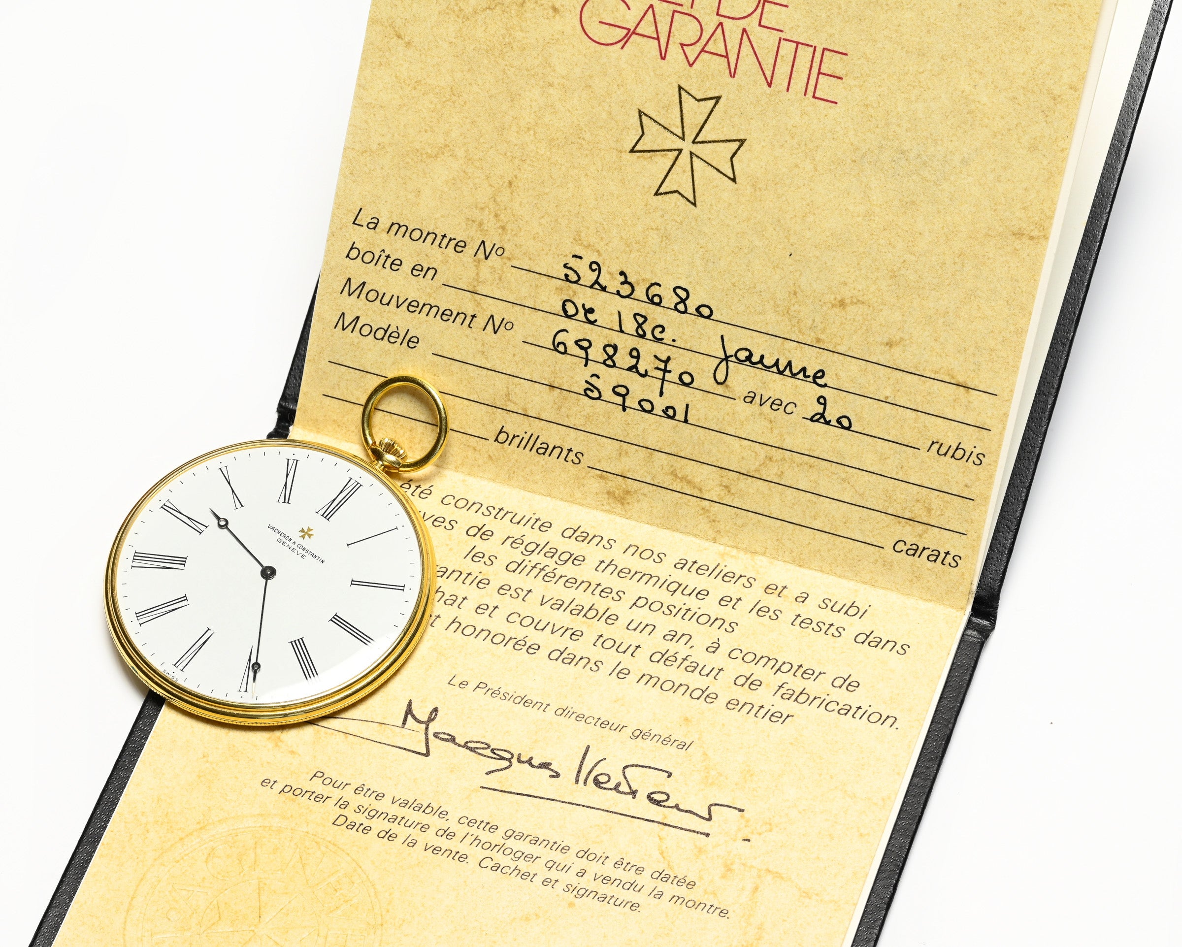 Vacheron Constantin Pocket Watch gold 