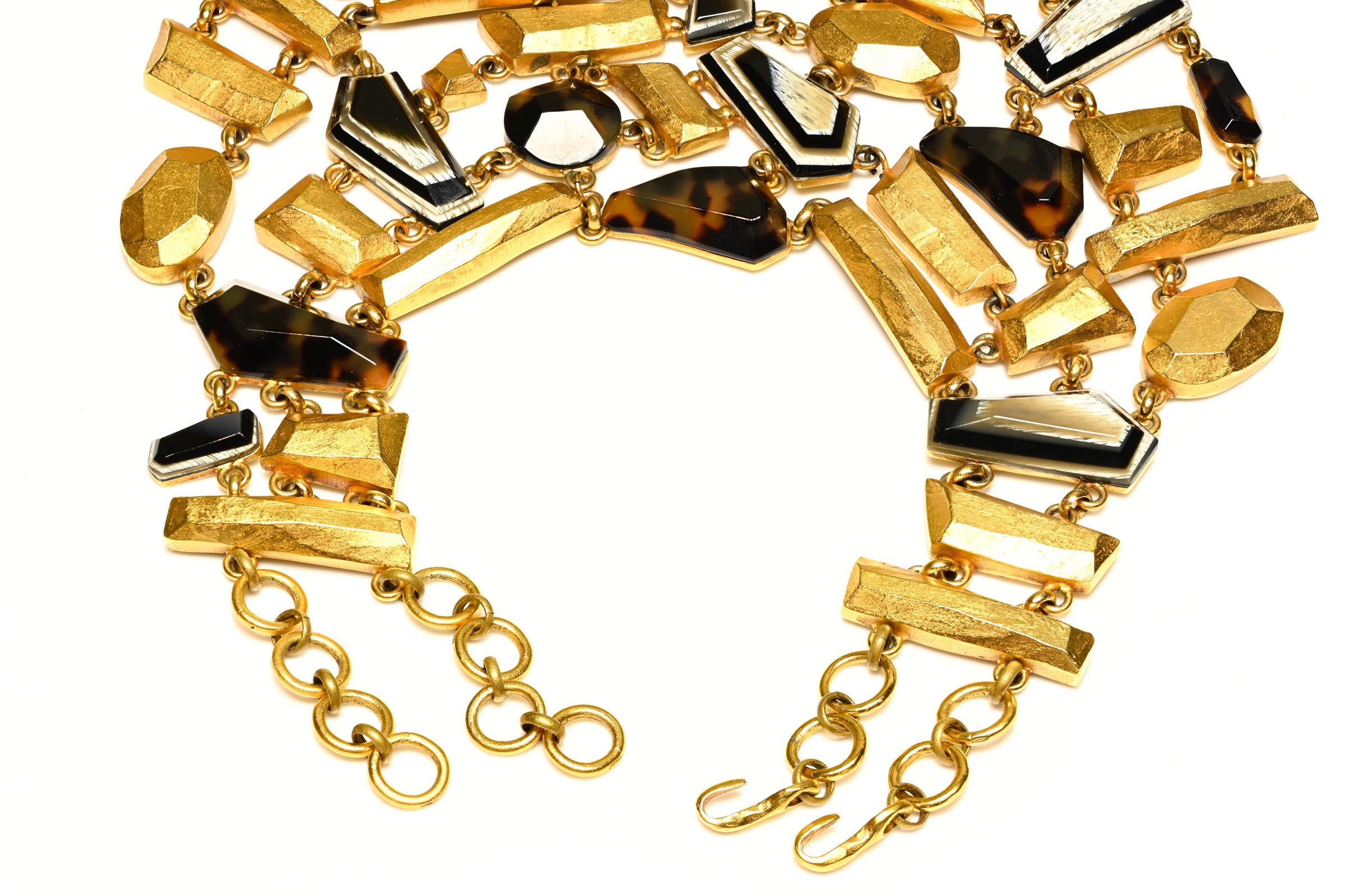 Vintage 1990's Christian Lacroix Couture Cross Bib Necklace
