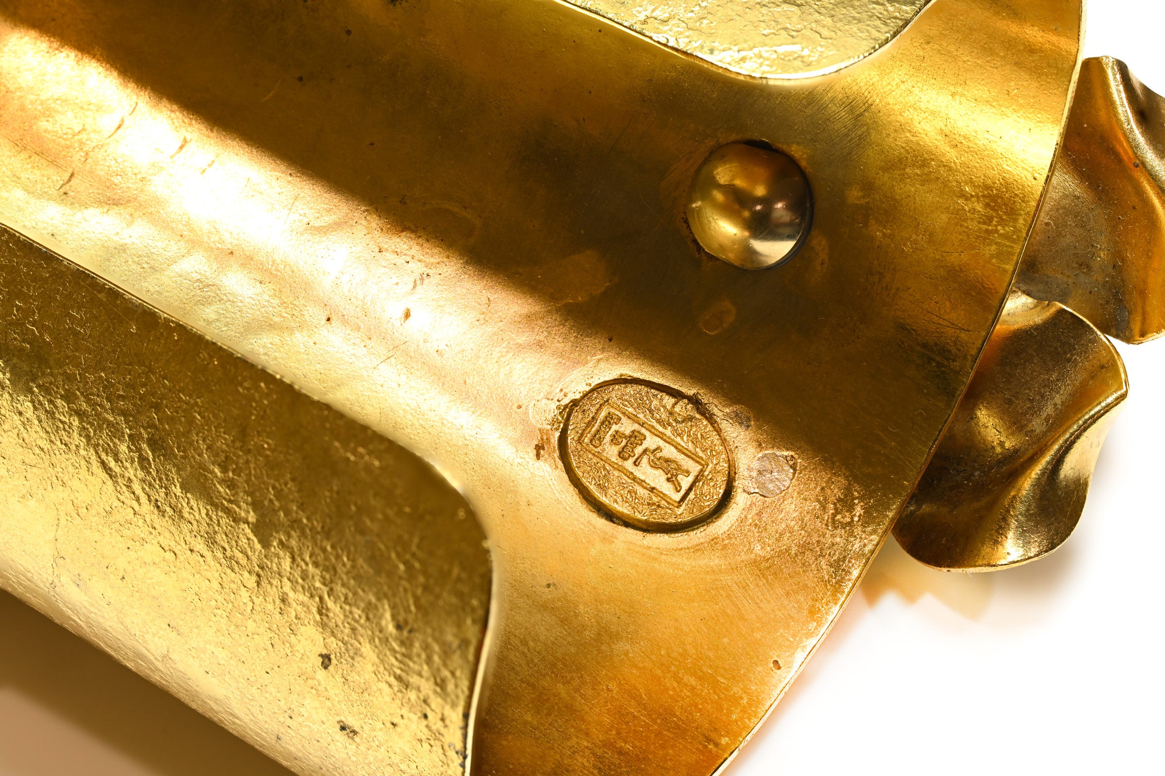 Vintage 1990's Yves Saint Laurent Paris Goossens Flower Cuff Bracelet 3