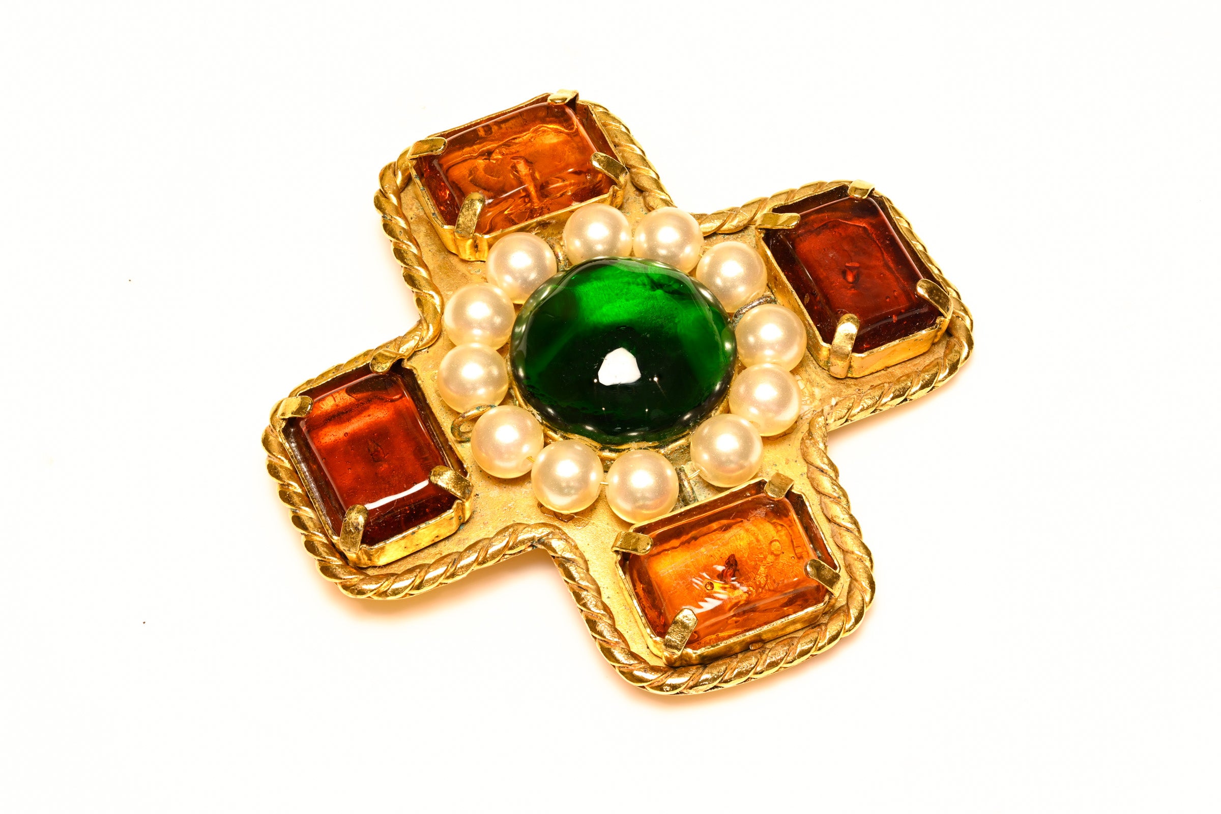 ラスト１点【CHANEL】vintage broach Vintage_Chanel_Paris_Maison_Gr