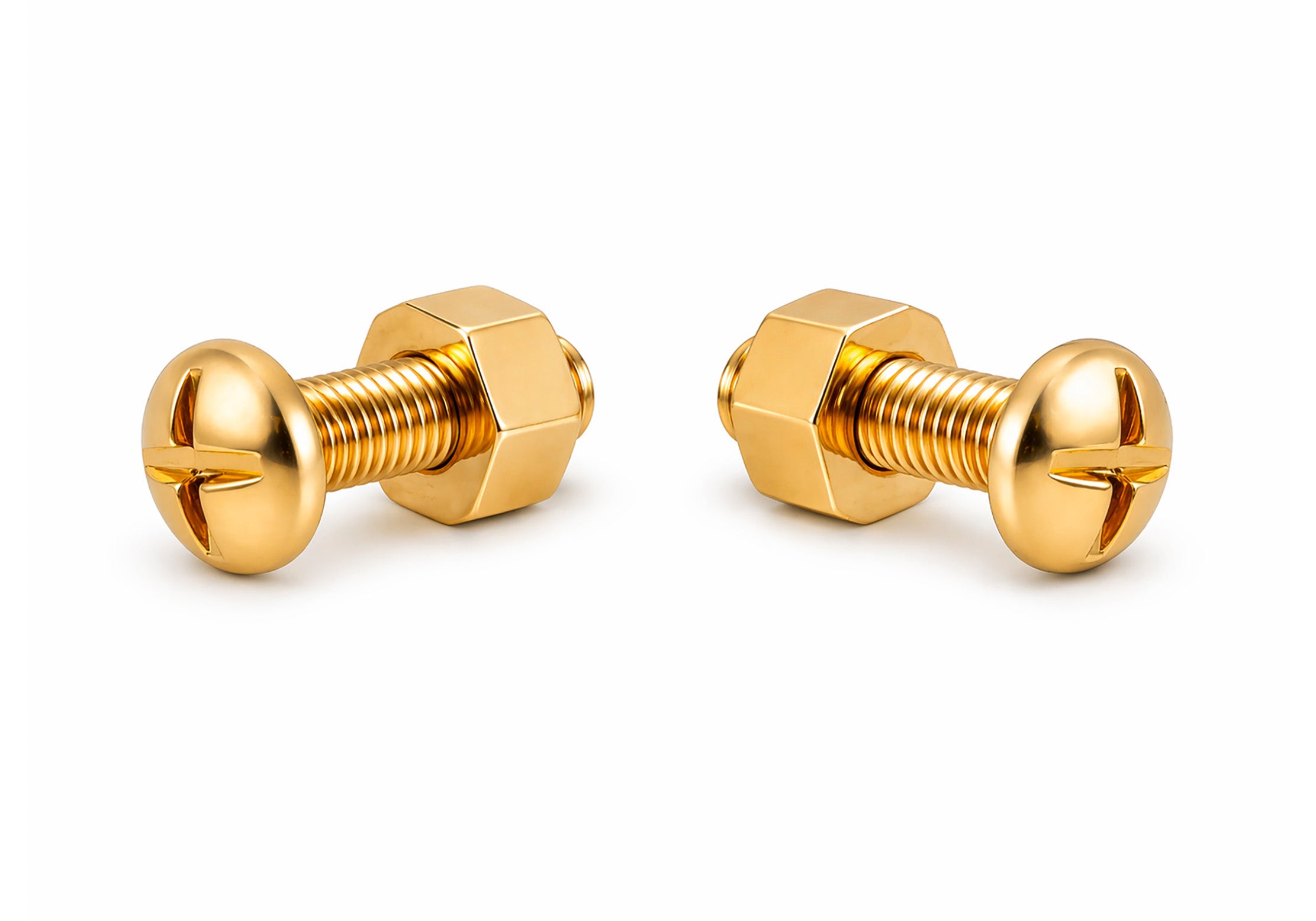 Tiffany Co. Gold Nut Bolt Cufflinks