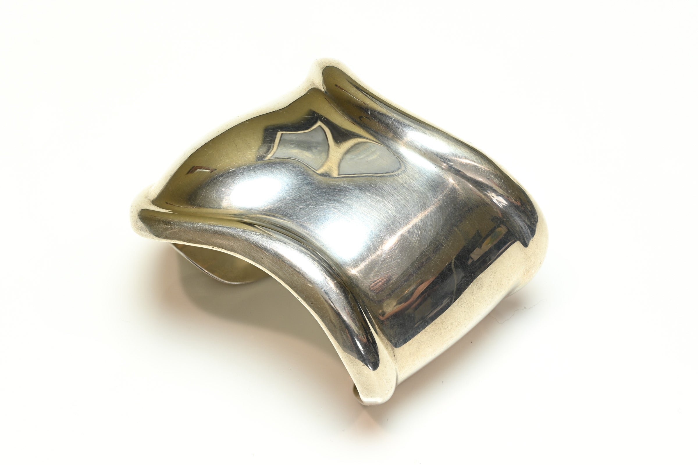 Vintage Tiffany & Co Elsa Peretti Sterling Bone Right Cuff Bracelet 1