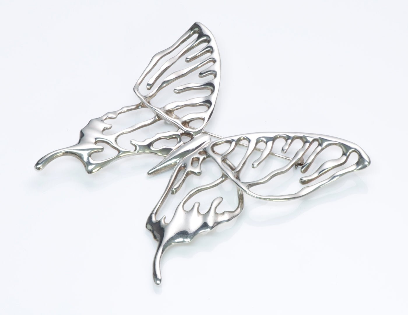 Angela Cummings Silver Butterfly Brooch - DSF Antique Jewelry