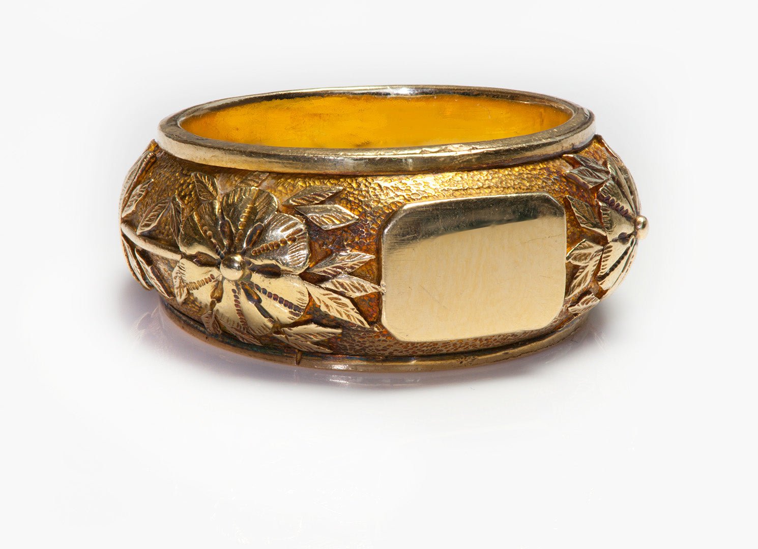 Antique 1850's 18K Yellow Gold Men's Ring
