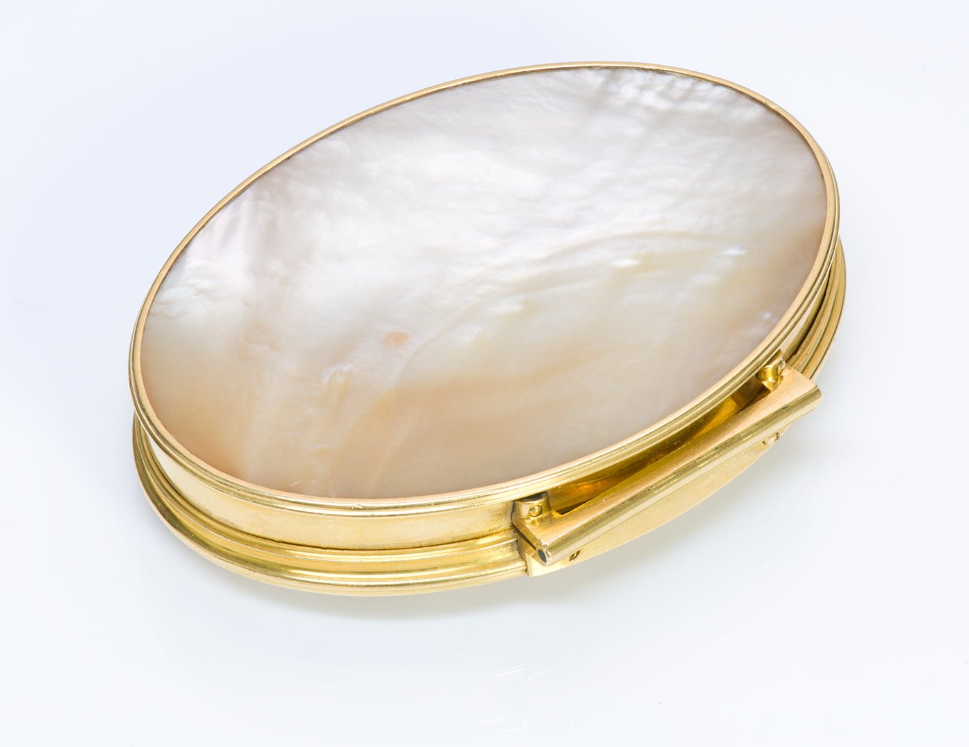 Antique 18th Century Gold Mother of Pearl Box