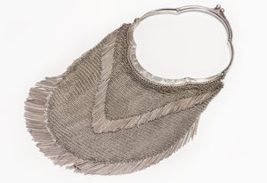 Antique Art Nouveau Silver Mesh Purse