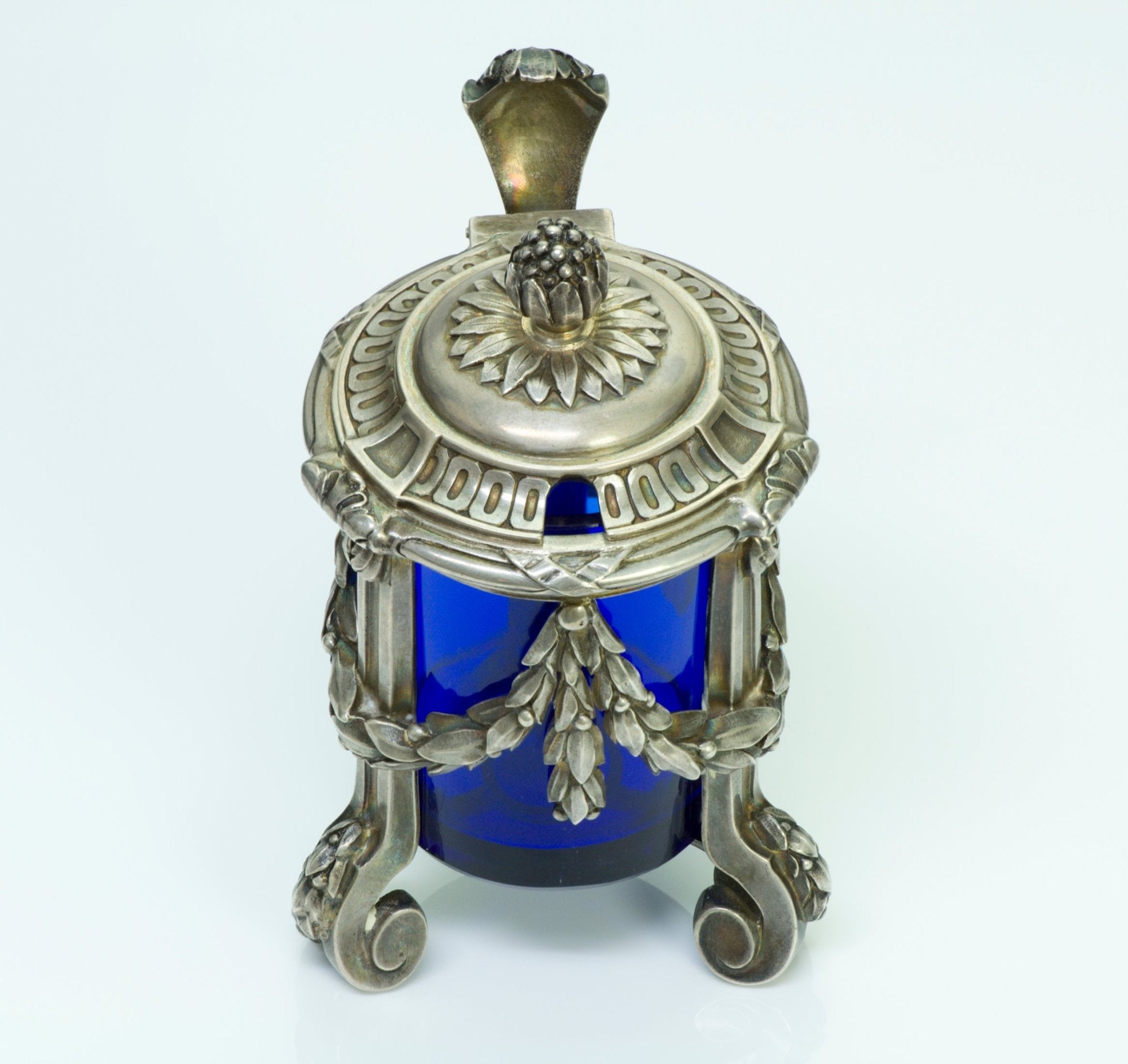 Antique Boin Taburet Paris Silver Condiment Pot - DSF Antique Jewelry