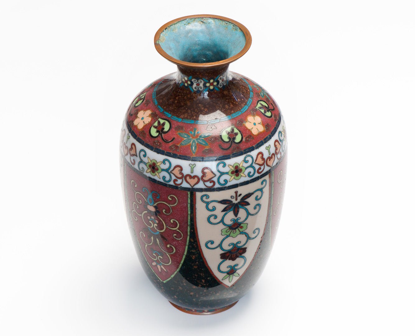 Antique Cloisonne Vase - DSF Antique Jewelry