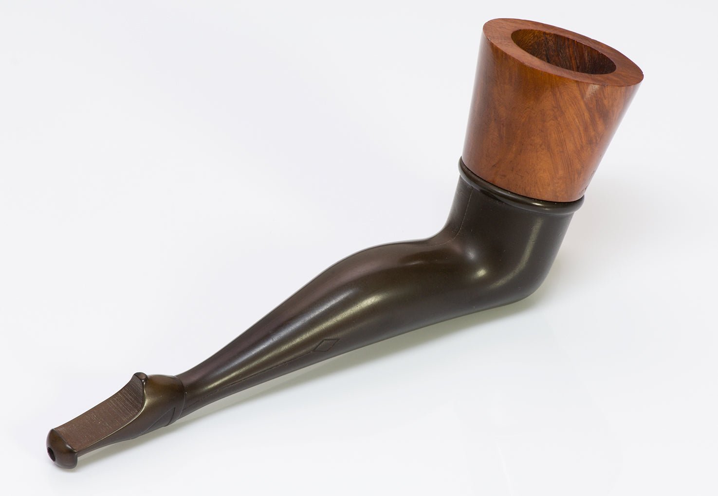 Antique Collectible Wood Leg Tobacco Smoking Pipe