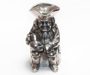 Antique Edwardian Shreve & Co. Toby Jug Silver Overlay