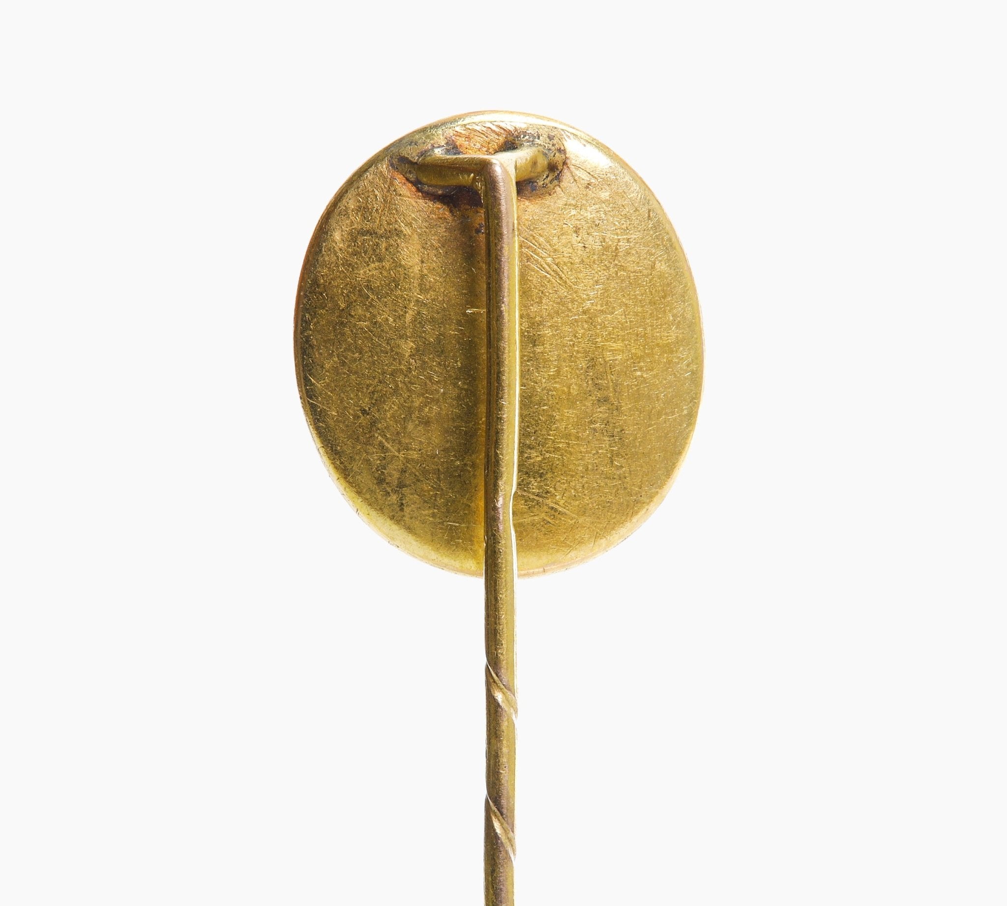 Antique Egyptian Revival Gold Scarab Stick Pin