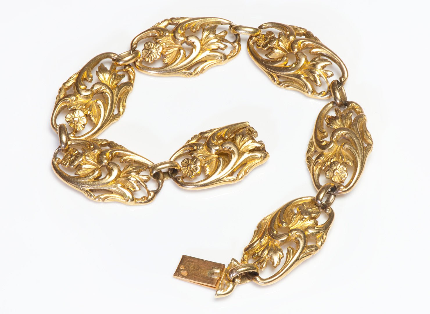 Antique French 18K Yellow Gold Bracelet
