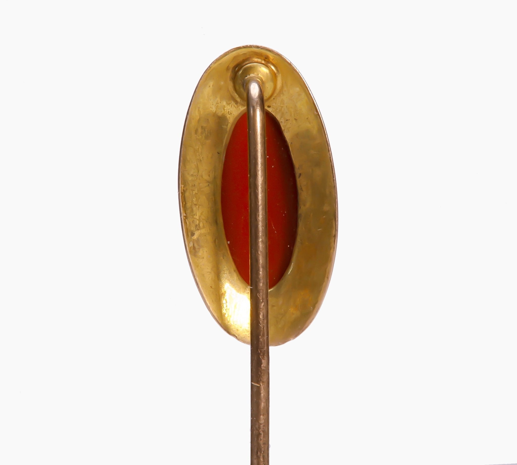 Antique Gold Carnelian Stick Pin