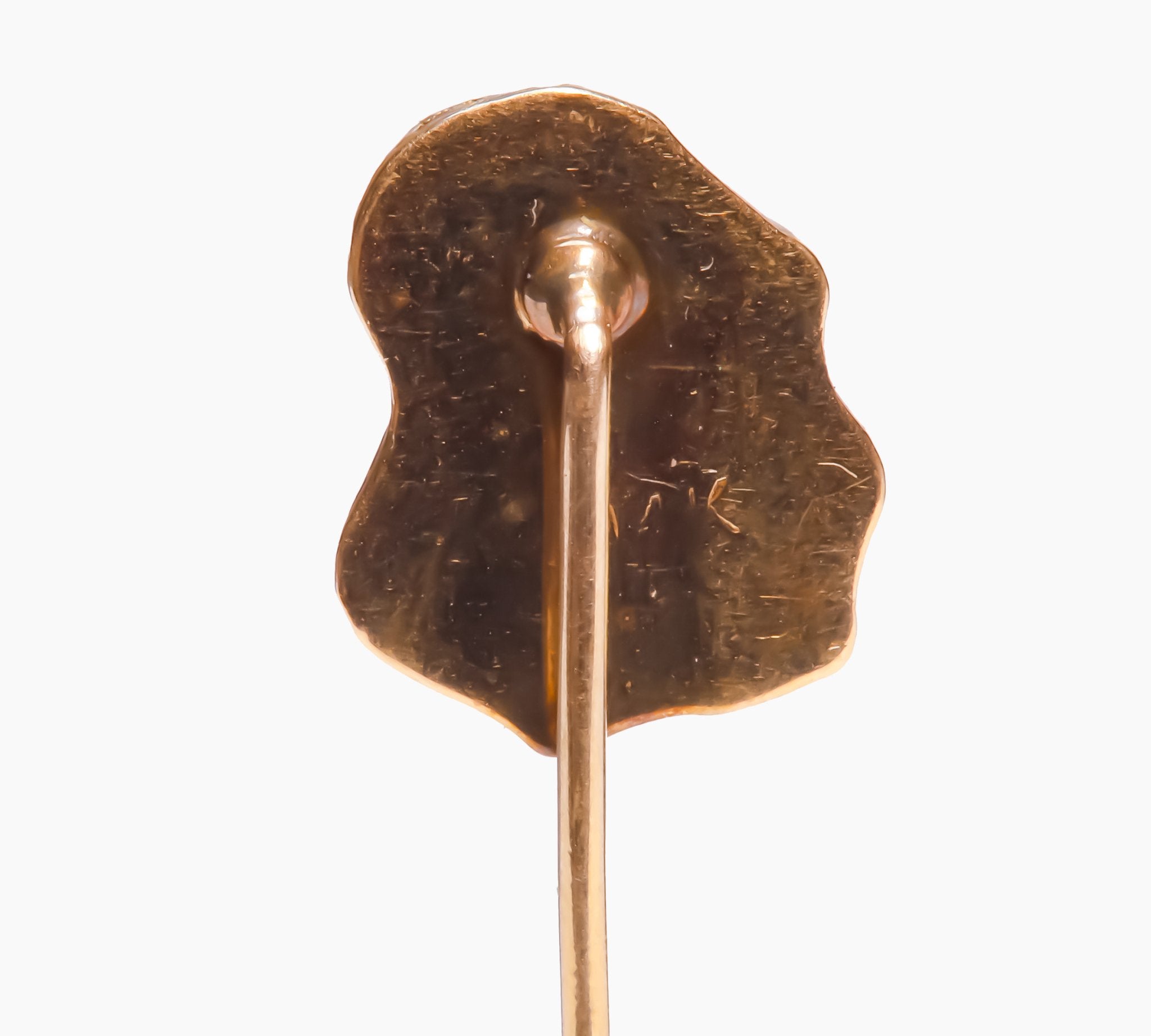 Antique Gold Diamond Man Stick Pin