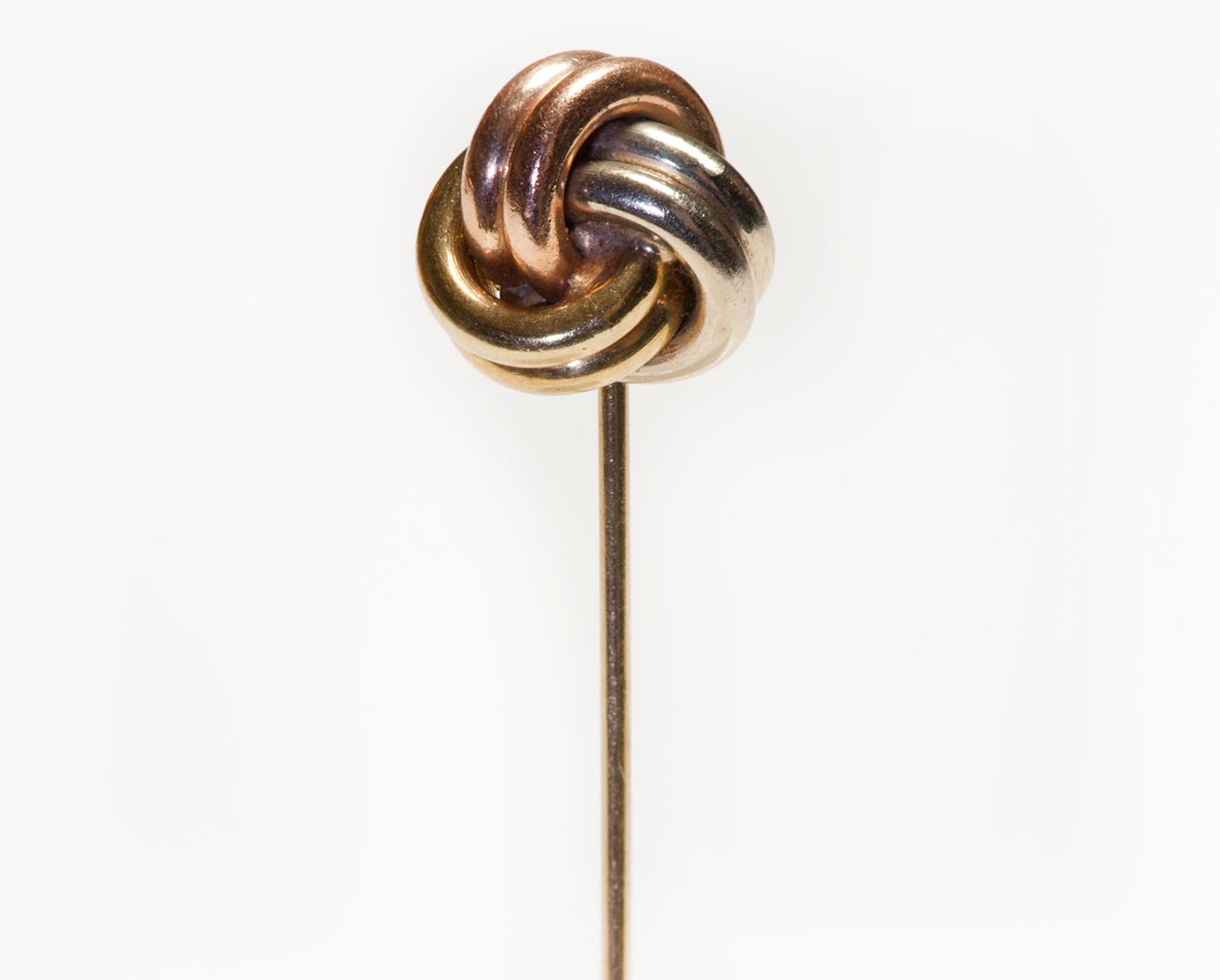 Antique Gold Knot Stick Pin