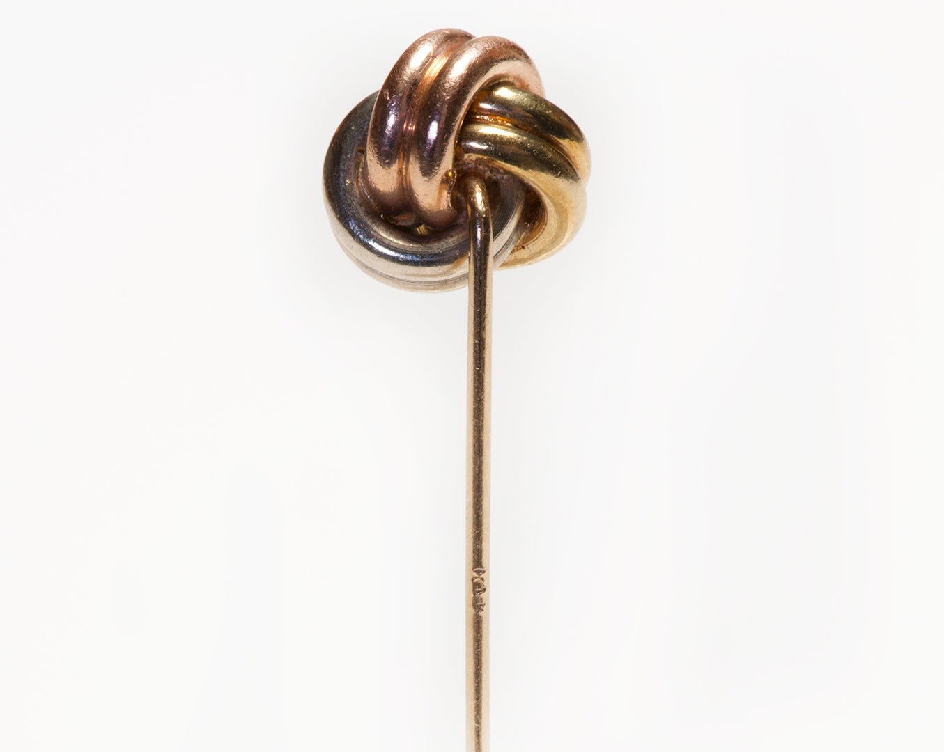 Antique Gold Knot Stick Pin
