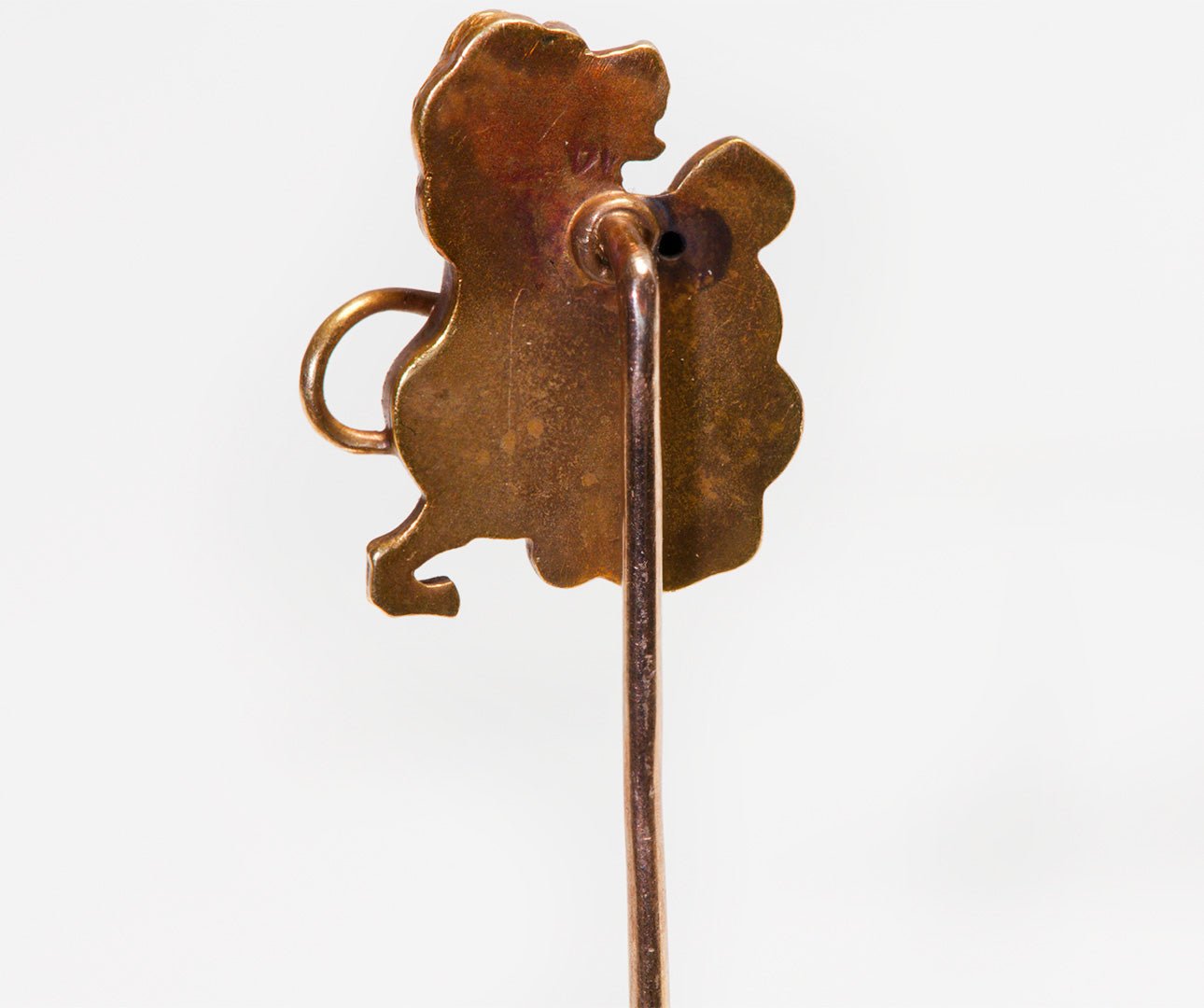 Antique Gold Lion Stick Pin