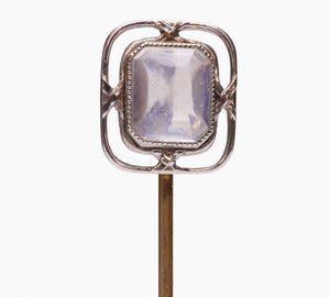 Antique Gold Moonstone Stick Pin