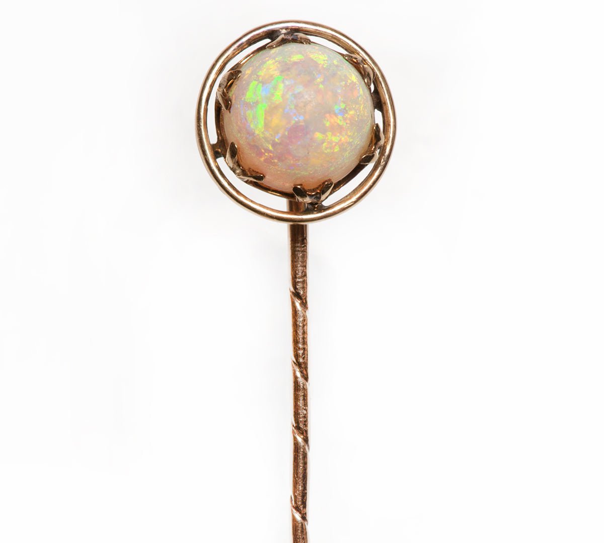 Antique Gold Opal Stick Pin