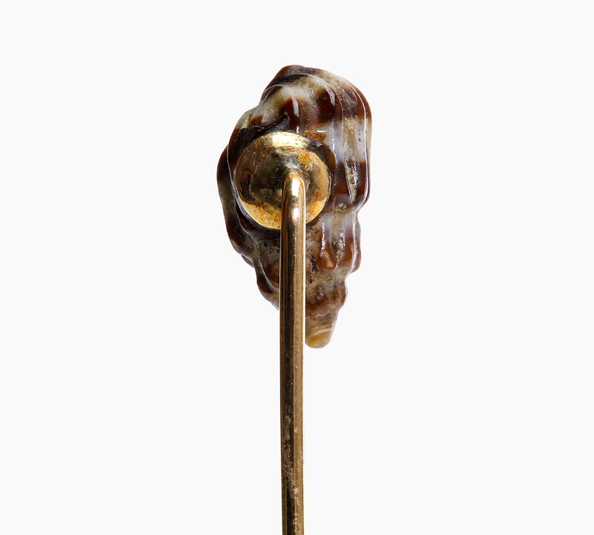 Antique Gold Shell Stick Pin