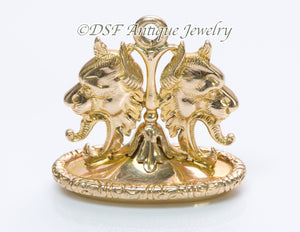 Antique Gold Watch Fob Seal