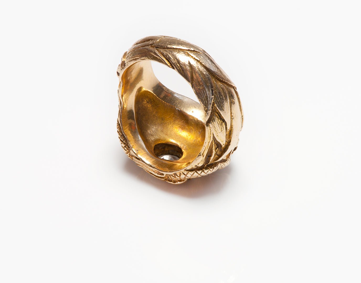 Antique Gustav Manz Gold Diamond Ring