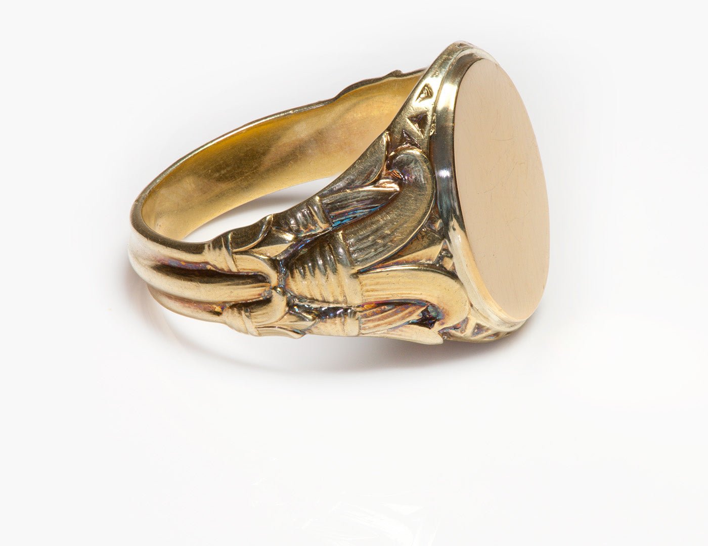 Antique Lambert Bros Gold Men's Ring