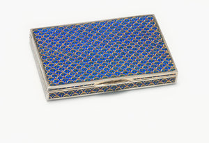 Antique Rudolf Steiner Enamel Silver Case