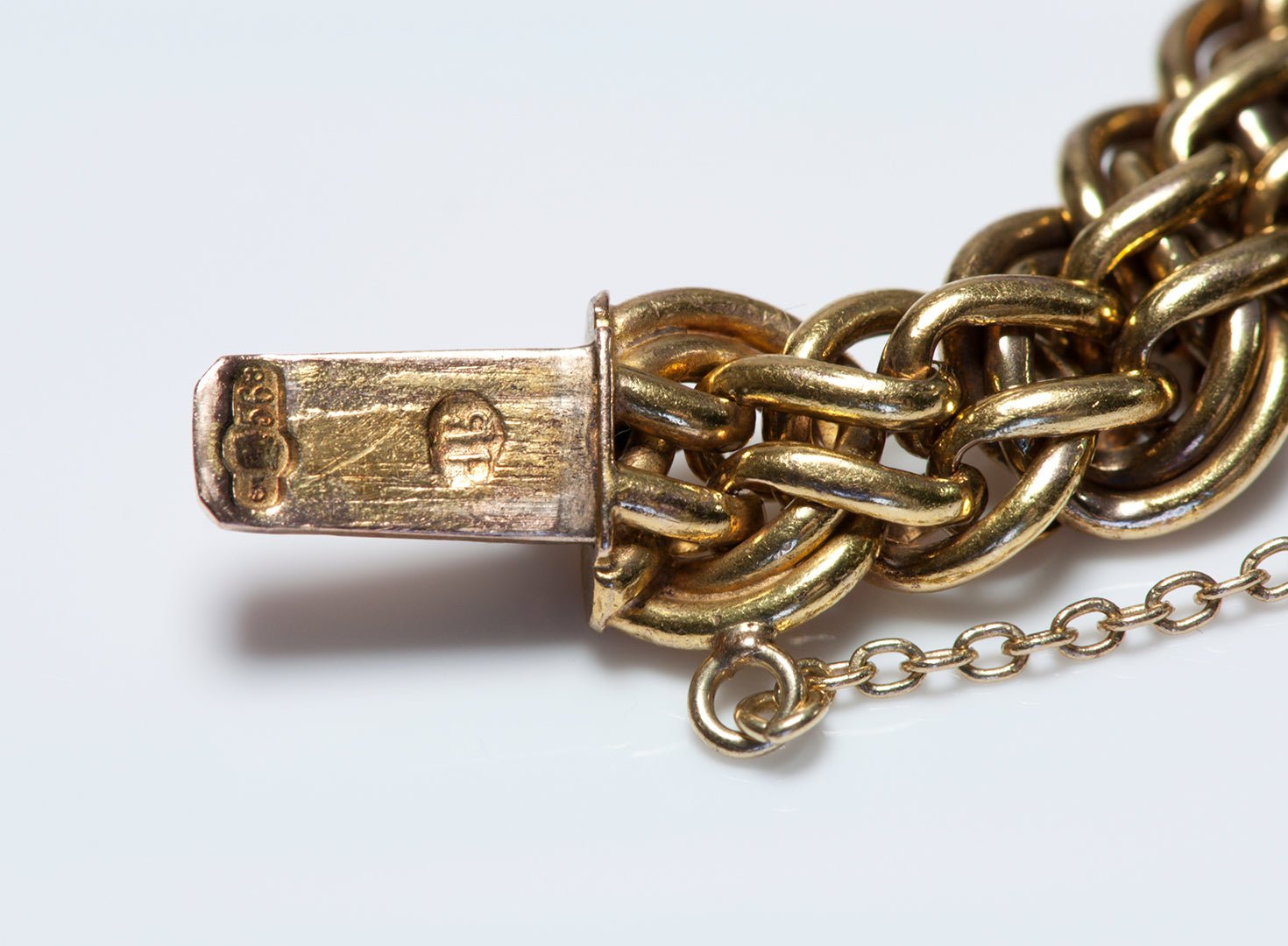 Antique Russian Gold Link Bracelet