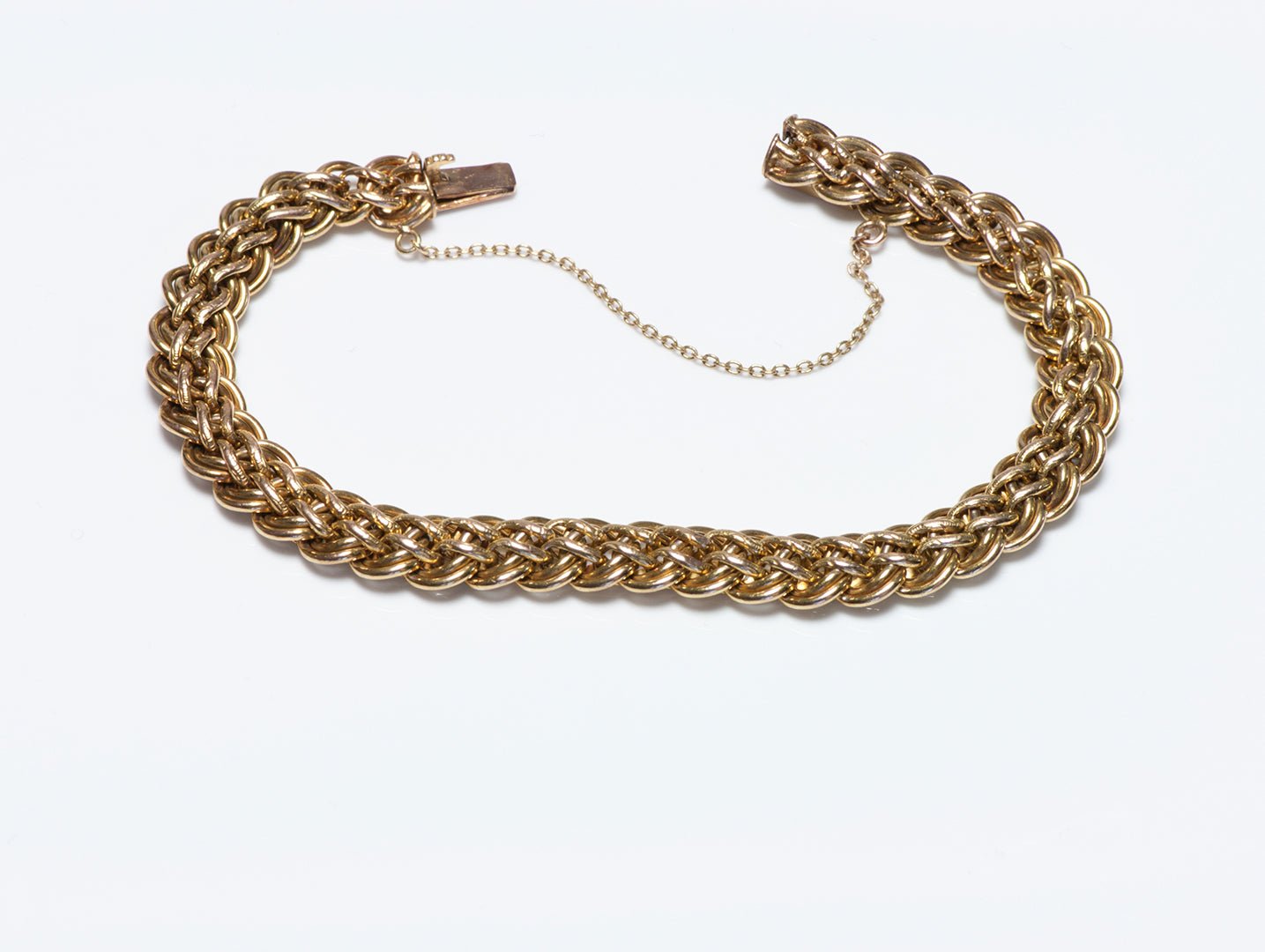 Antique Russian Gold Link Bracelet