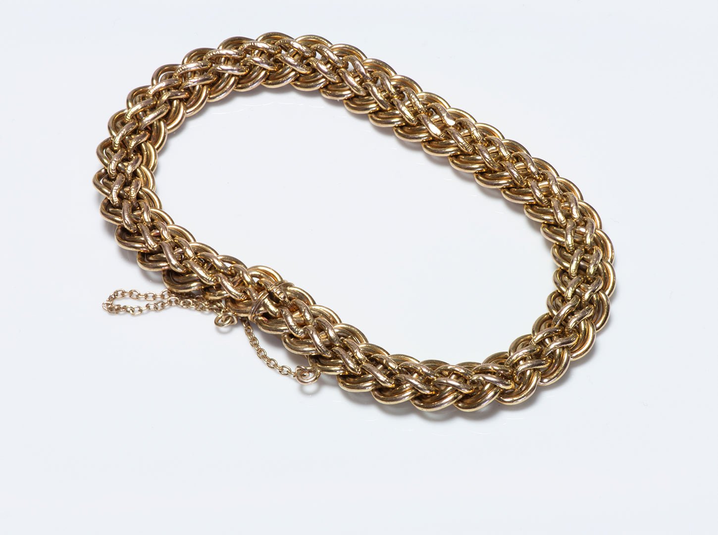 Antique Russian Gold Link Bracelet