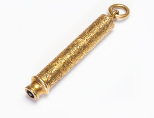 Antique Sampson Mordan Co. Engraved Gold Pencil