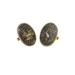 Antique Shakudo Cufflinks