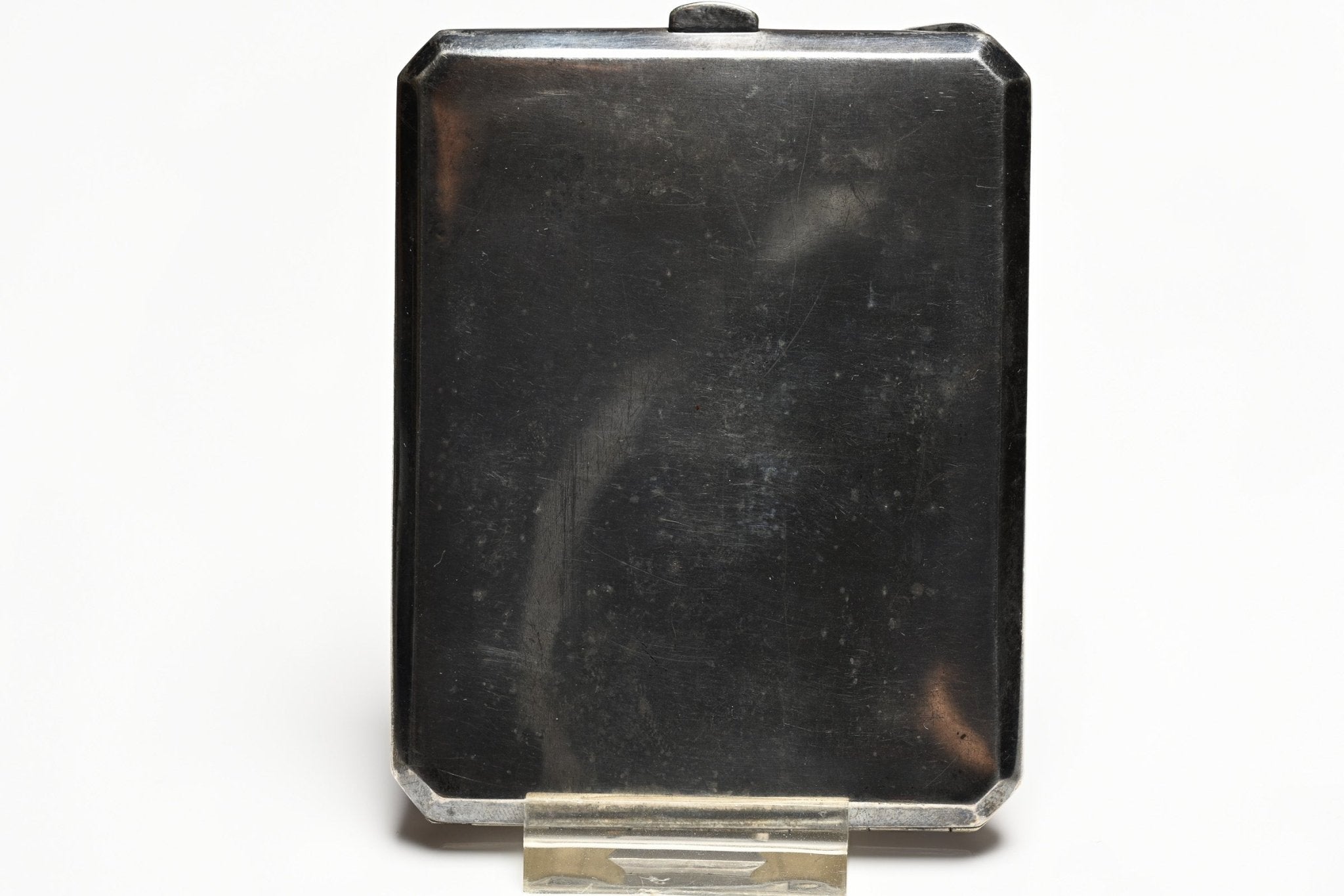 Antique Silver Erotica Enamel Case - DSF Antique Jewelry