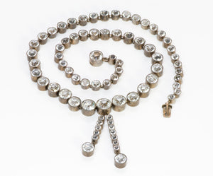 Antique Sterling Paste Necklace