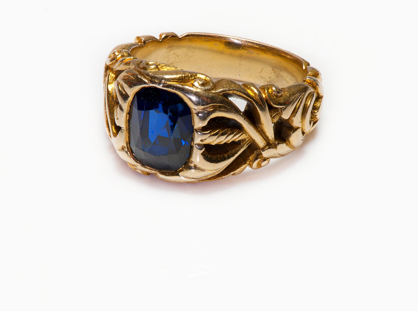Antique Tiffany & Co. 18K Gold Sapphire Ring