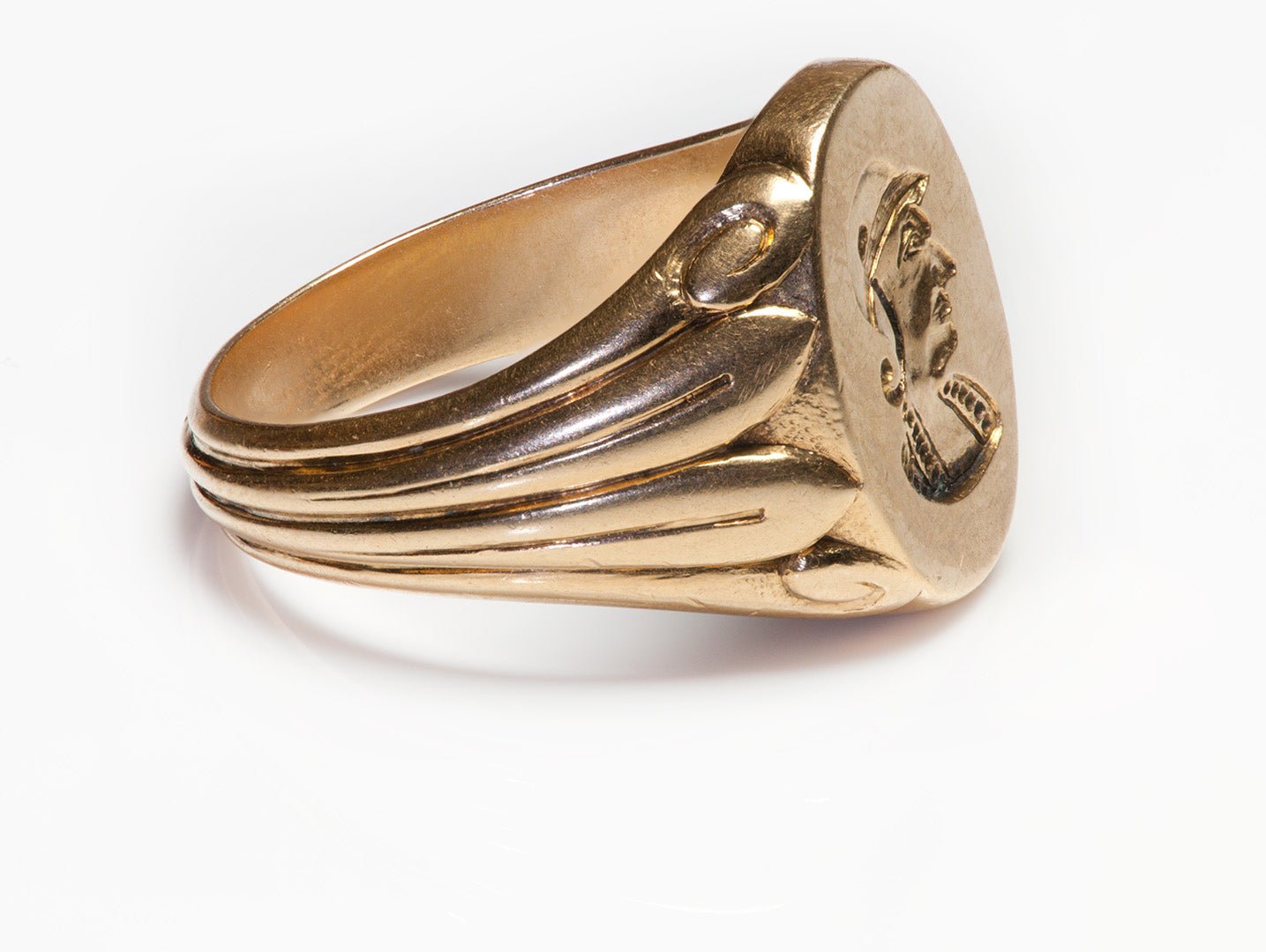 Antique Tiffany & Co. Gold Intaglio Men's Ring