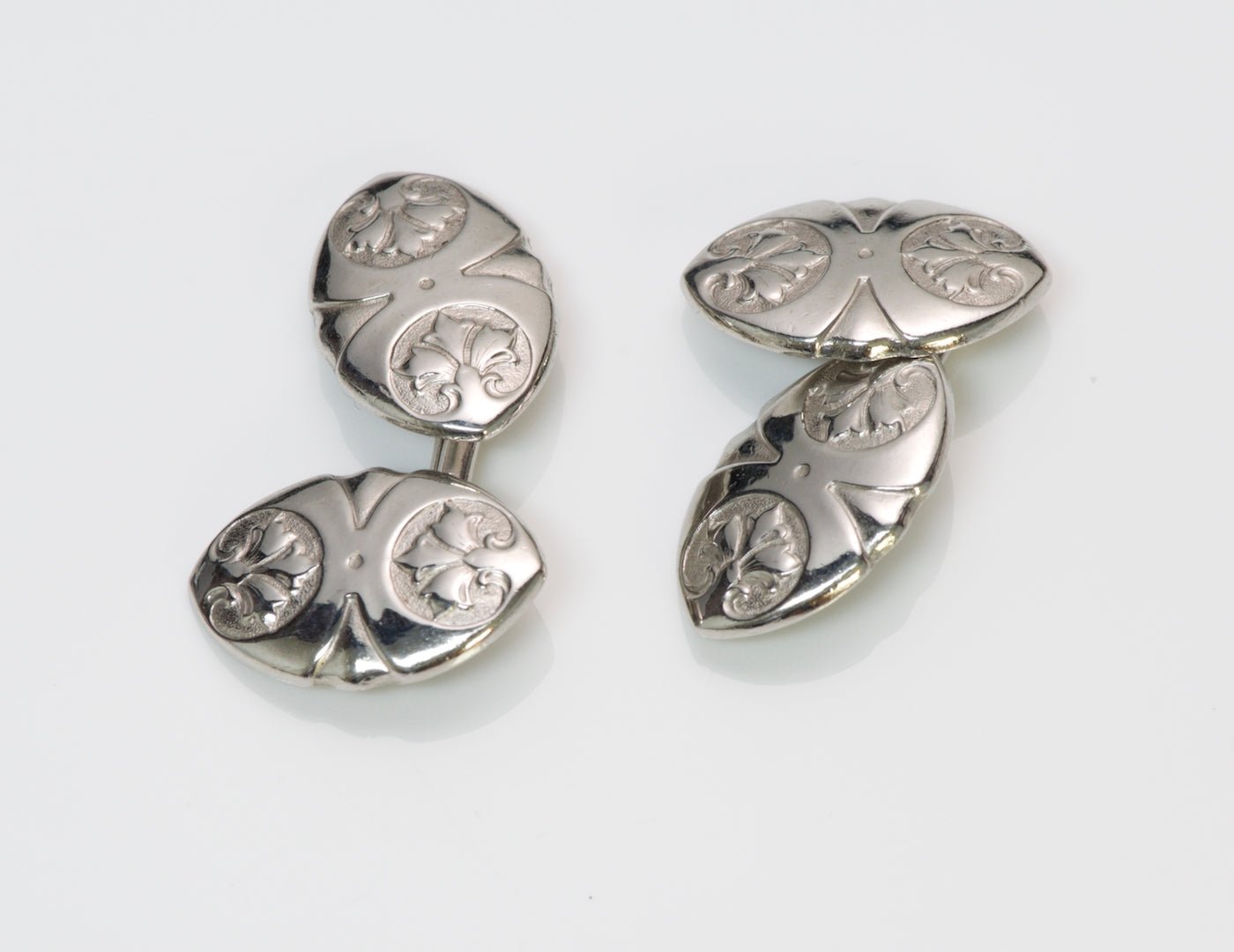 Antique Tiffany & Co. Platinum Cufflinks - DSF Antique Jewelry