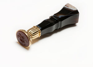 Antique Victorian Gold and Agate Carnelian Seal