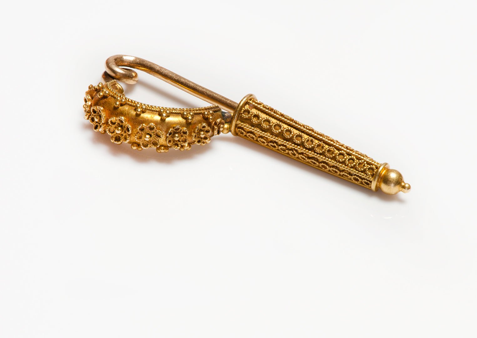 Antique Victorian Gold Fibula