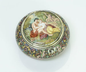 Antique Viennese Enamel Box