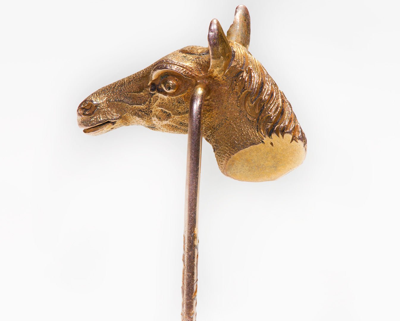 Antique Yellow Gold Diamond 🐴 Horse Stick Pin