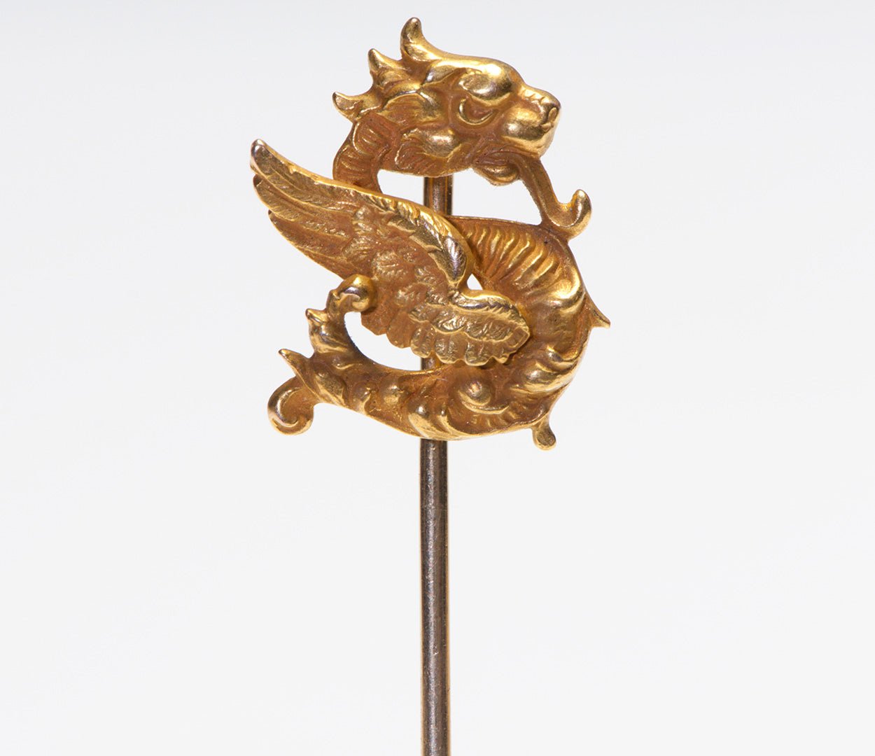 Antique Yellow Gold Griffin Stick Pin